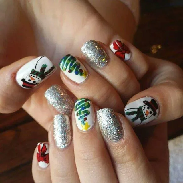 cute christmas nails 019 8153f72535