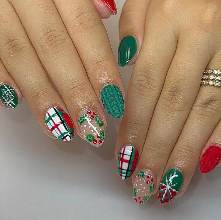dark christmas nails 011 ca7869864b