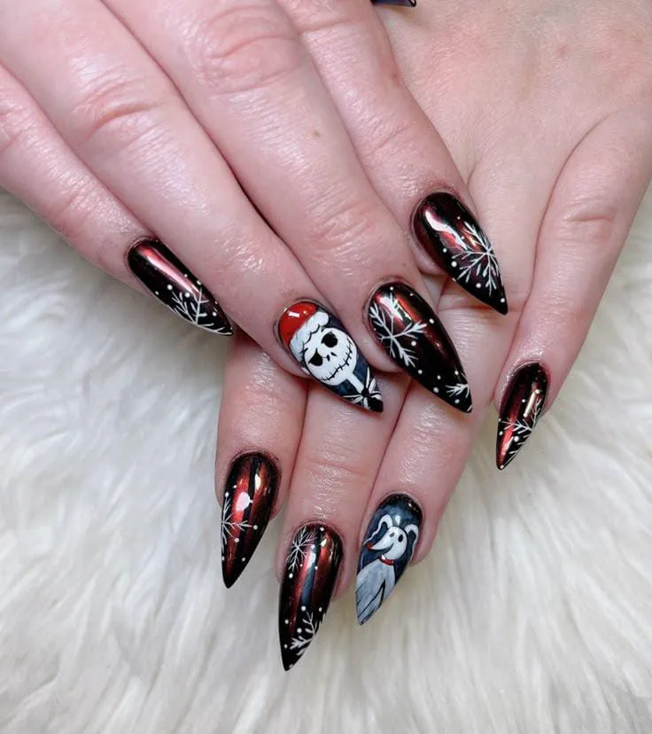 dark christmas nails 012 5297448f8b
