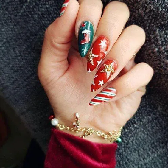 dark christmas nails 030 eaafa3427c