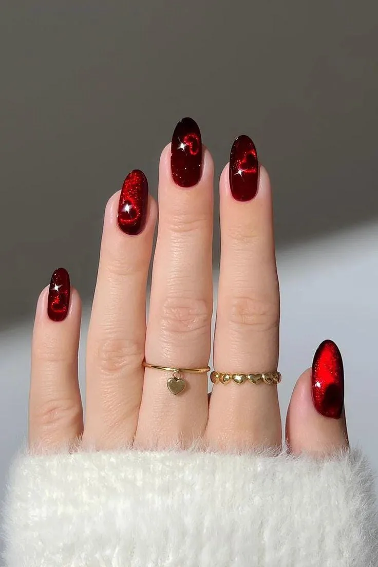 dark valentines nail designs that make a 002 1ef040843e