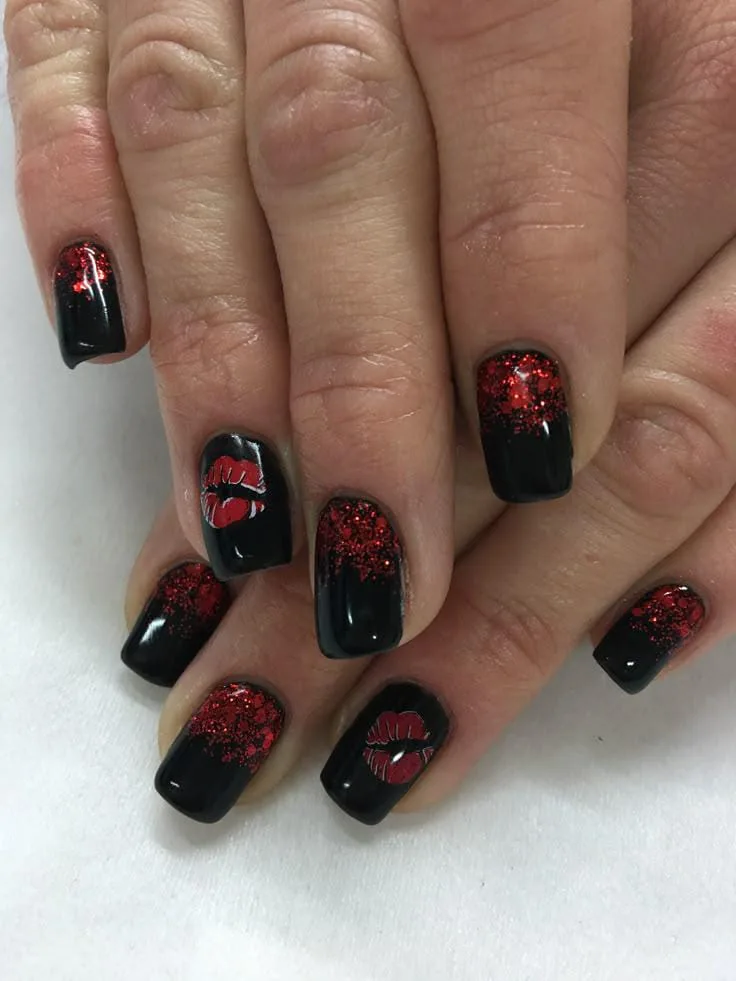 dark valentines nail designs that make a 006 ce8558ae01