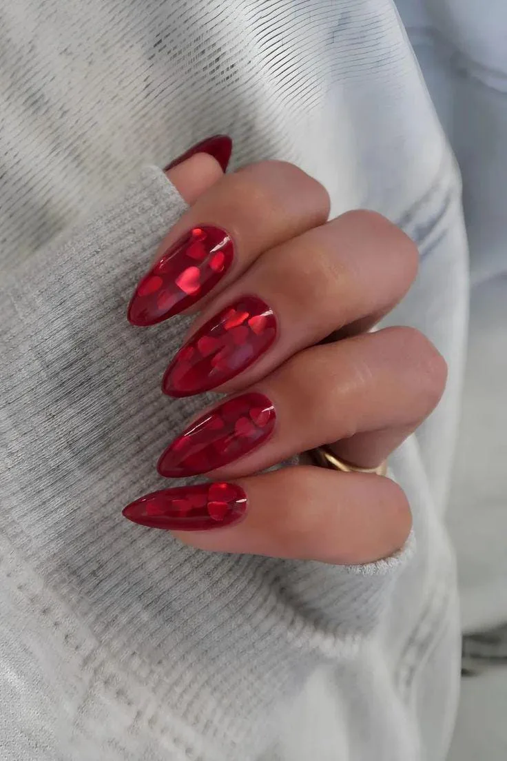 dark valentines nail designs that make a 019 3f6aeda778