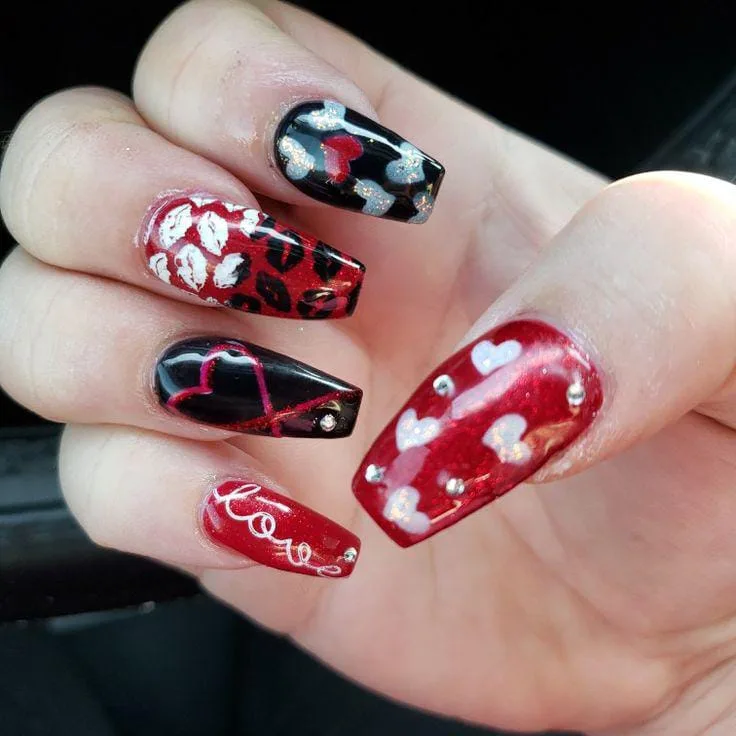 dark valentines nail designs that make a 020 16b6978cb5