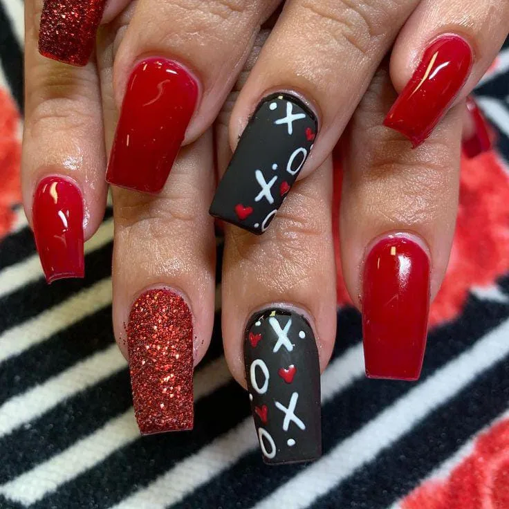 dark valentines nail designs that make a 021 ba223da16c