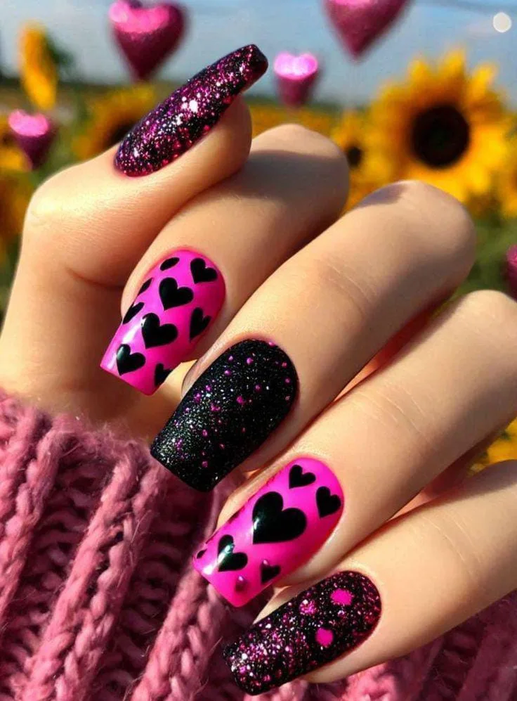 dark valentines nail designs that make a 024 f325e729b6