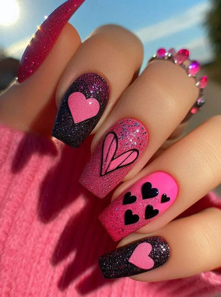 dark valentines nail designs that make a 030 bb2ffd103a