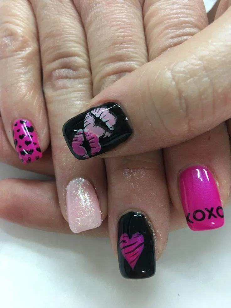 dark valentines nail designs that make a 031 1578609395