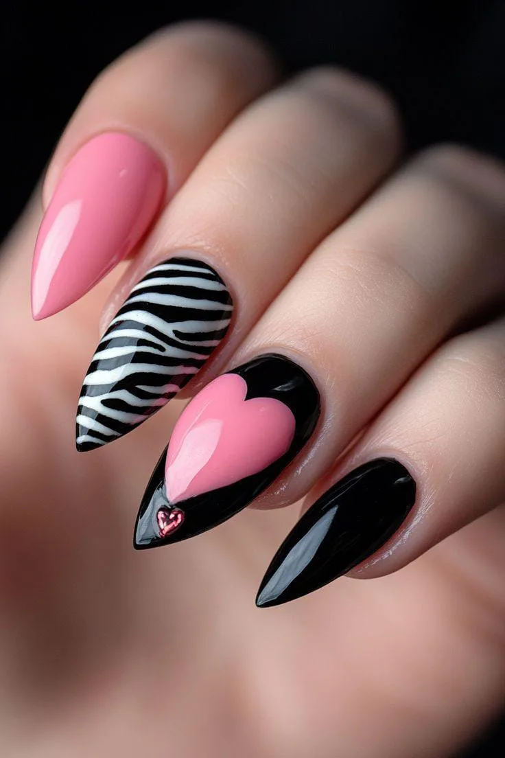 dark valentines nail designs that make a 036 501e512299