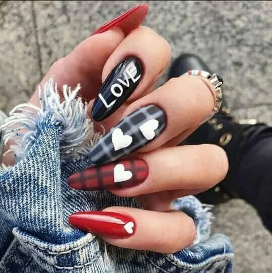 dark valentines nail designs that make a 039 f5f0050dfa