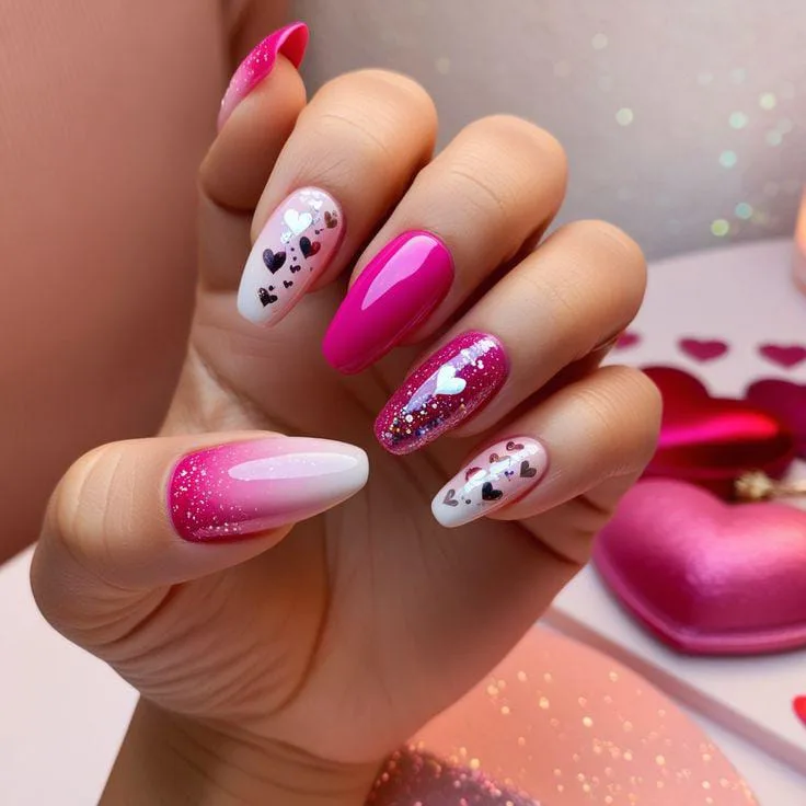 dark valentines nail designs that make a 040 bd0de44270