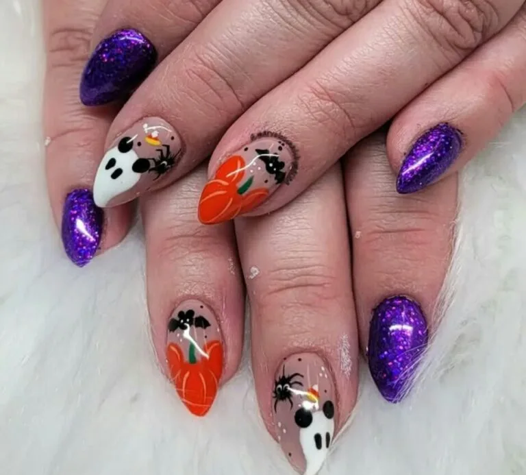 50+ Disney Halloween Nails for a Magical Spooky Season 1