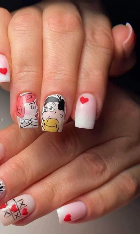 disney valentines nails 045 5181bbd149