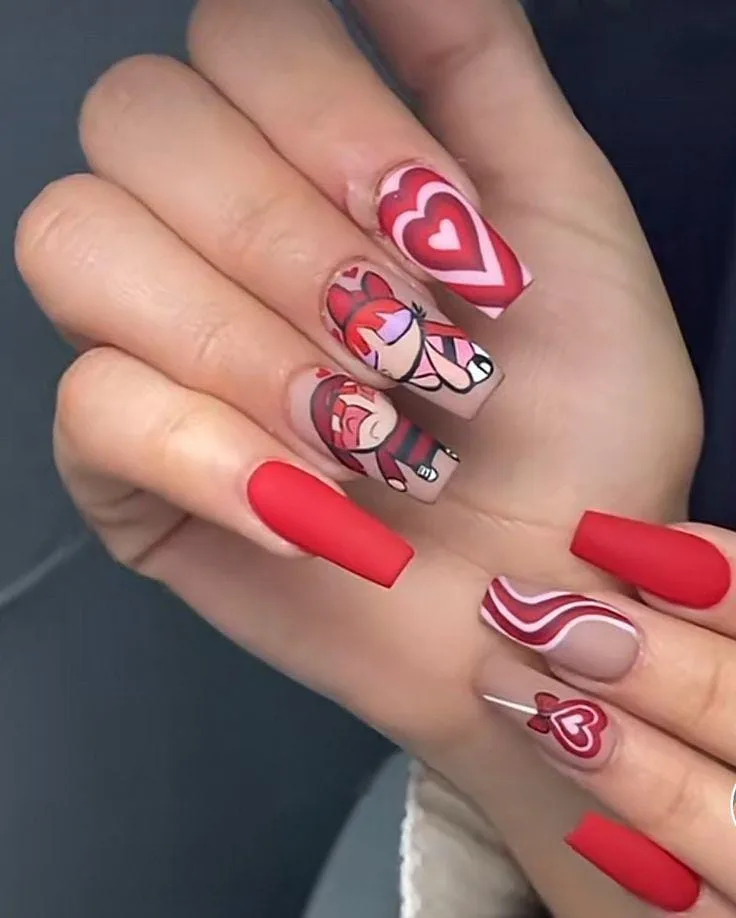 disney valentines nails 046 387cee15ca
