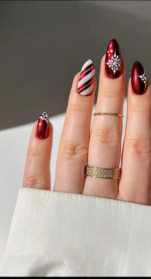 elegant christmas nails 019 7826975083