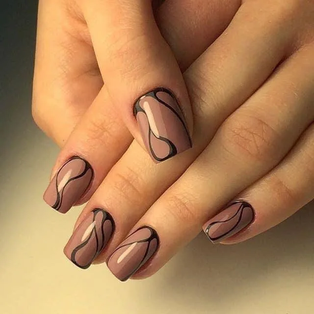 elegant fall nails 016 dfb10a084d