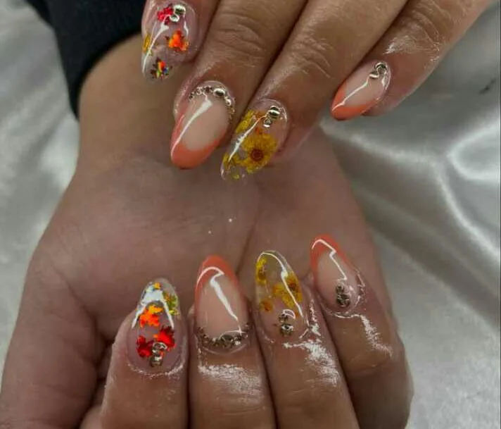 fall almond nails 011 da3749e560