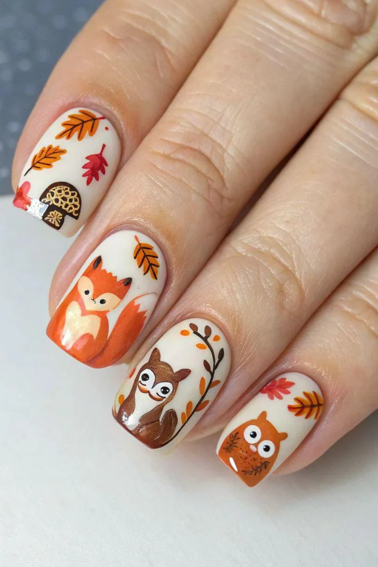 fall disney nails 020 e485cb1358