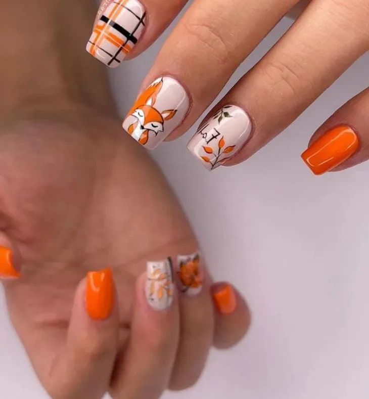 fall disney nails 033 7f337f415e