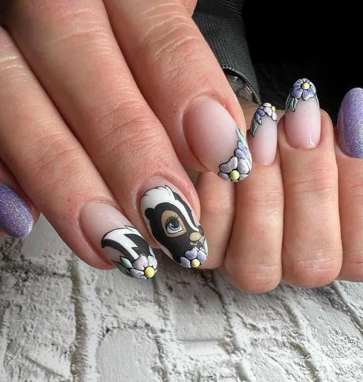 fall disney nails 040 b88829900f