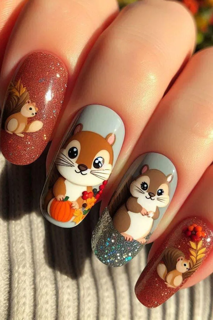 fall disney nails 047 53690808b0