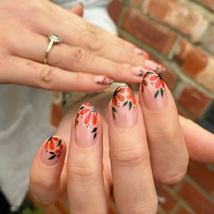fall flower nails 002 00f037591f