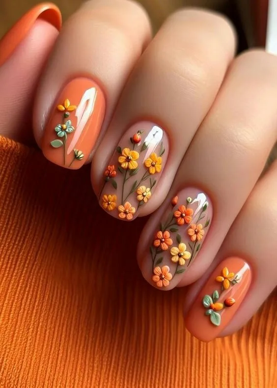 fall flower nails 014 7fd5a111e8
