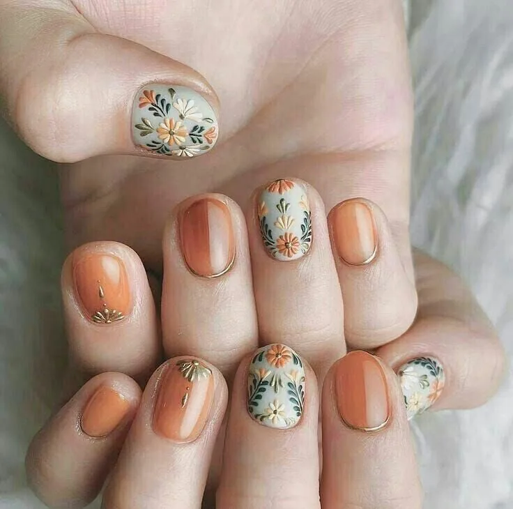 fall flower nails 015 85ef29b0b5