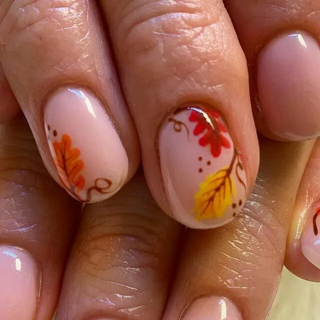 fall flower nails 031 afd220ee6c