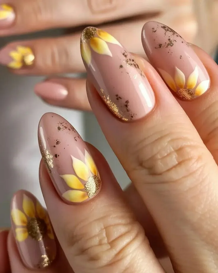 fall flower nails 035 b4156dc1f1