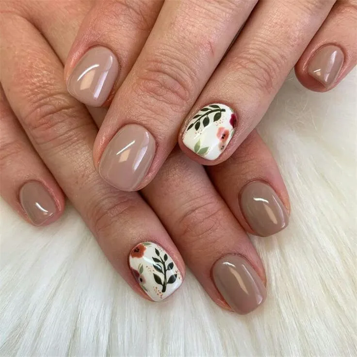 fall flower nails 045 054300af23