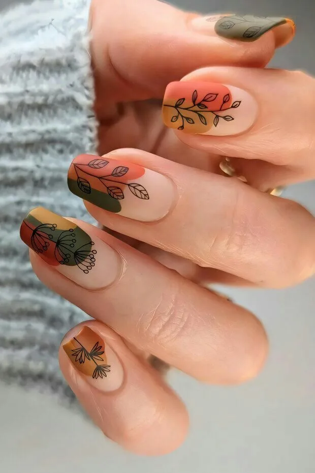 fall flower nails 048 c6270a2f8a