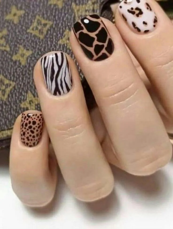 fall leopard nails 011 817a6ad665