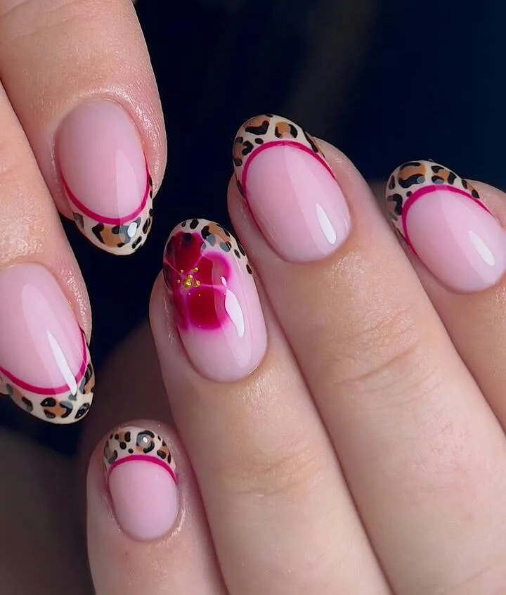 fall leopard nails 039 bbdf6eebf4