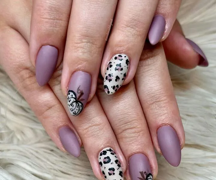fall leopard nails 040 89eaba86af