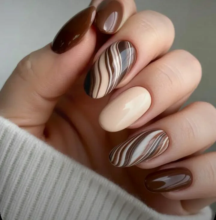 fall marble nails 024 772250b768