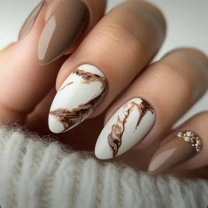 fall marble nails 025 286171c20b