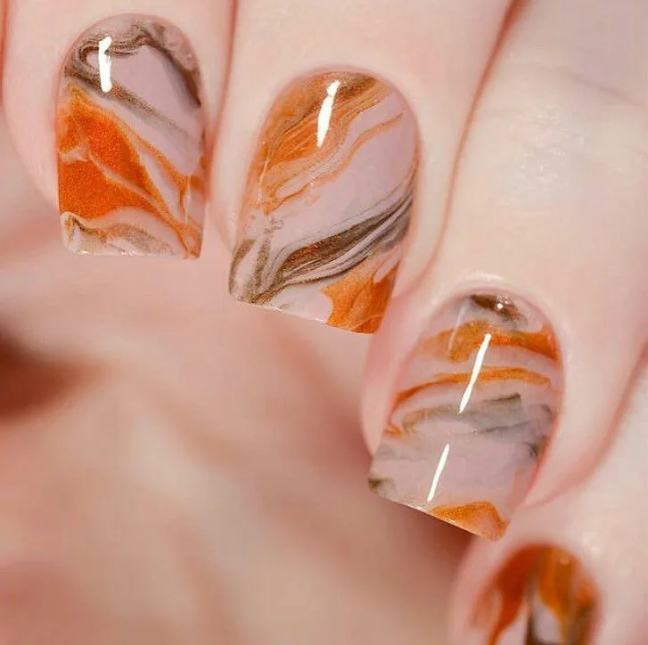 fall marble nails 033 8f1c7fc271