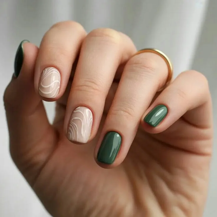 fall marble nails 036 7a2b110767