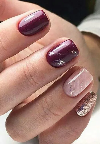 fall marble nails 038 d668a66101