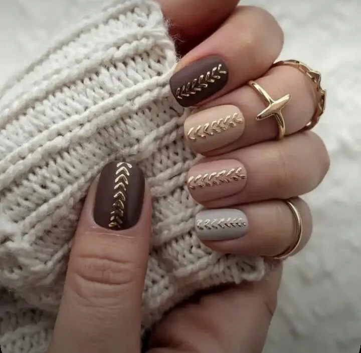 fall matte nails 006 c4787b3334