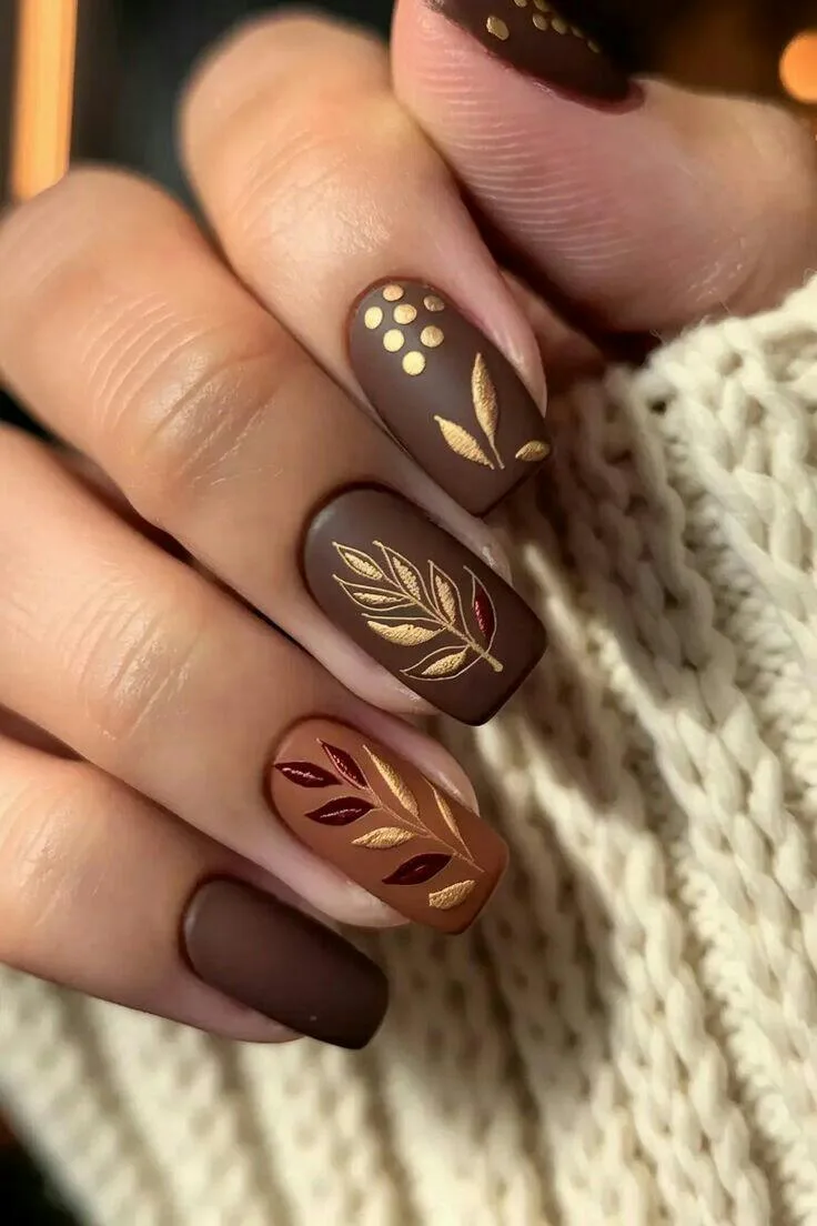 fall matte nails 024 45b2d4f7d8