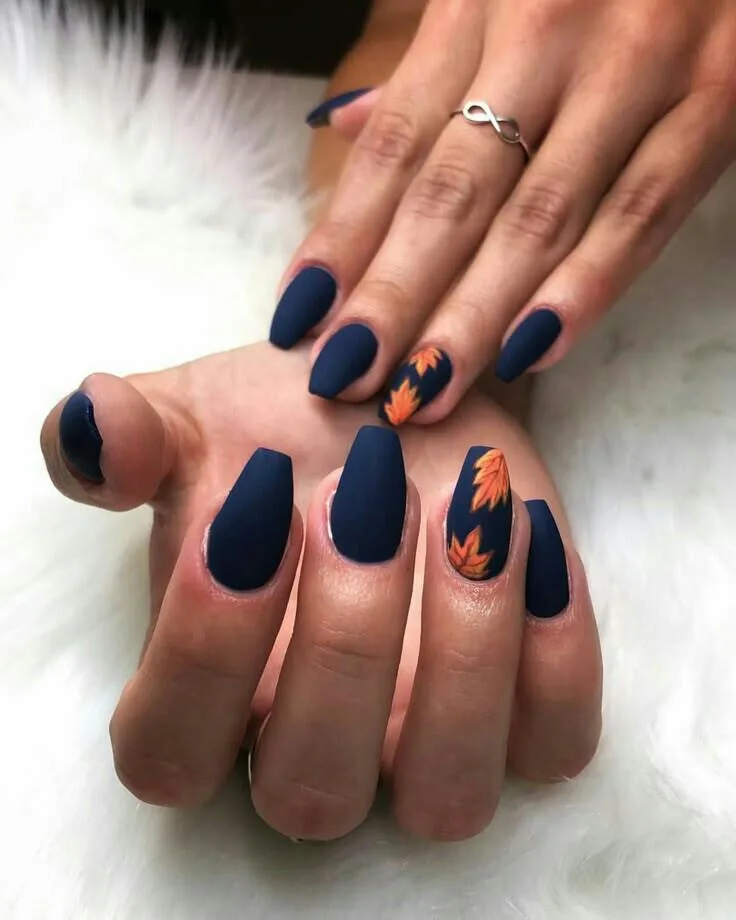 fall matte nails 026 d1f1aa14b0