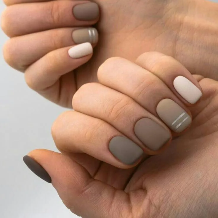 fall matte nails 032 4421b2e243