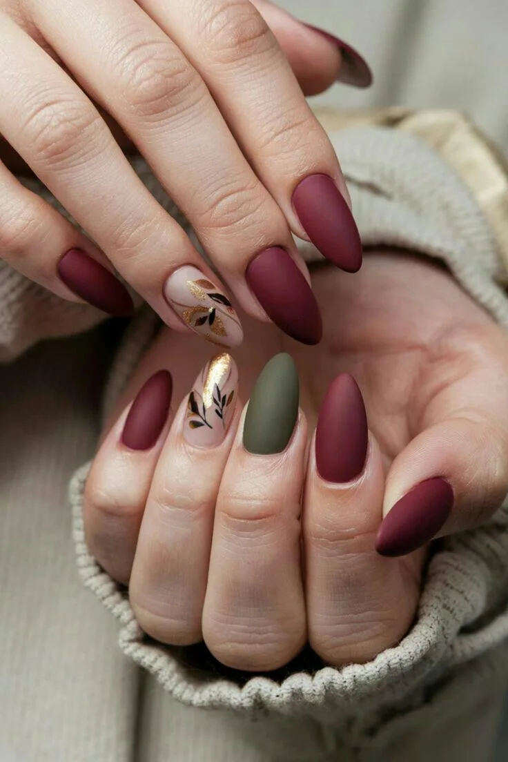 fall matte nails 036 c84d24207d