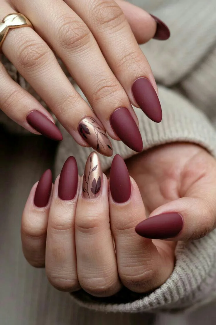 fall matte nails 038 bab715f7da