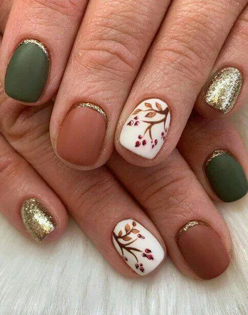 fall matte nails 040 fc57c1217e