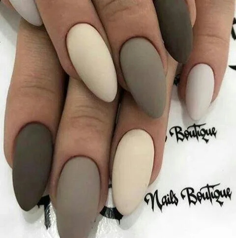 fall matte nails 043 f729eee660
