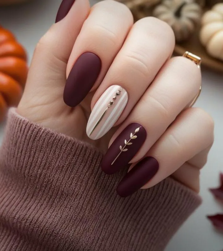 fall matte nails 046 136de09400
