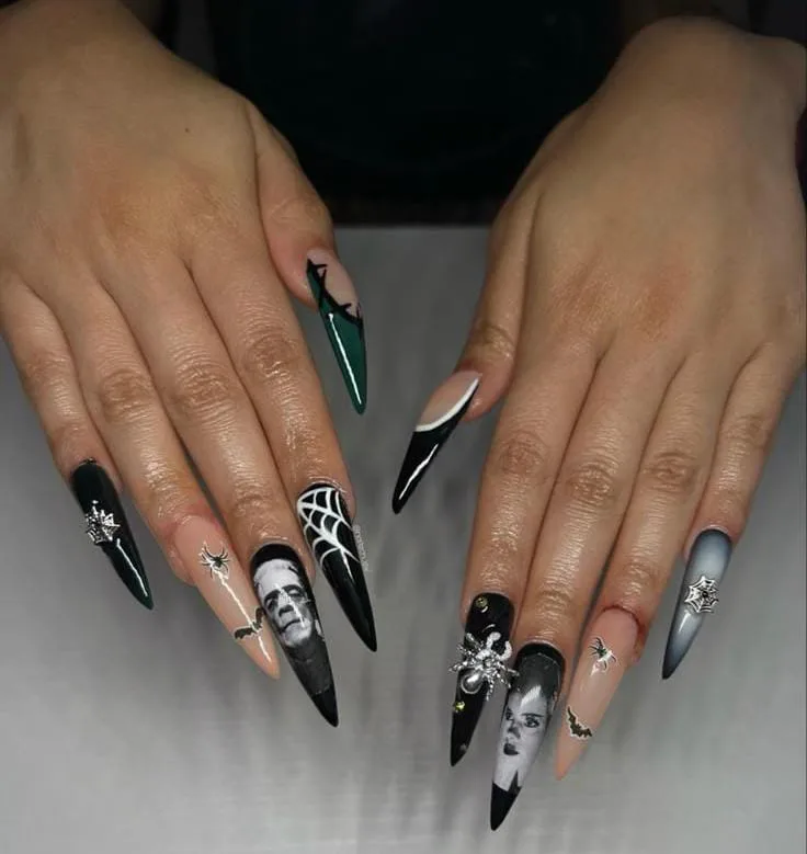 frankenstein nails 015 55ea3ec243